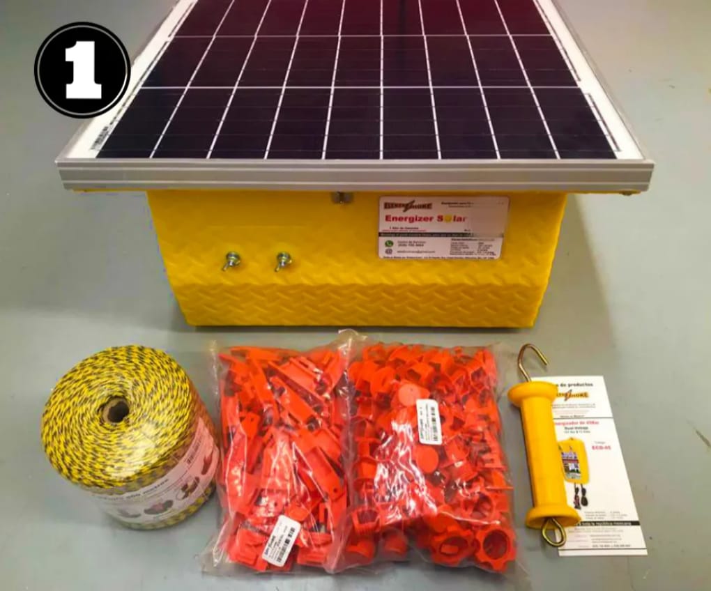 Kit Cerco Ganadero Solar 3 Joules