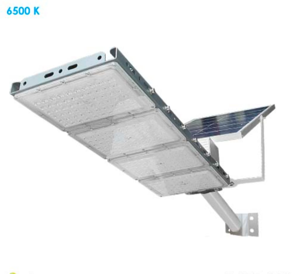 Lampara Solar 240 W con Panel Dirigible.