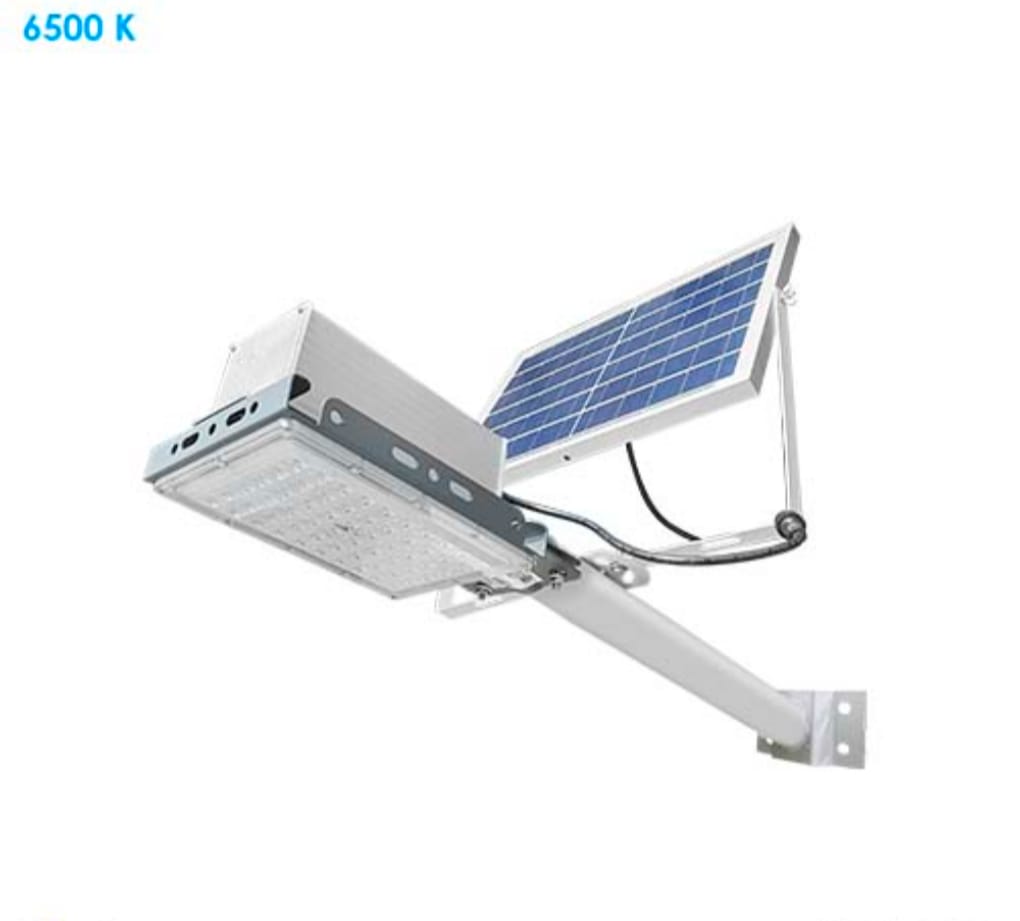 Lampara Solar 60 W con Panel Dirigible.